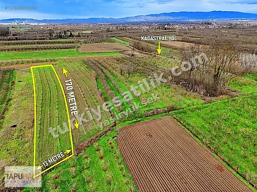 TAPUHANEDEN ÇAYIRBAŞINDA 2337M2 TARLA
