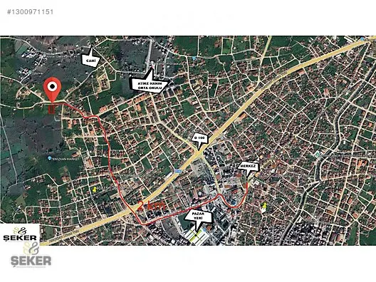 288-ŞEKERGAYRİMENKUL KEMALİYE MAH. 2.553. m2 SATILIK ARSA